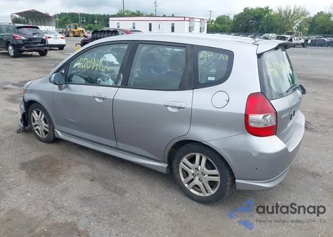 2007 Honda Fit Sport из США, поврежденный, VIN JHMGD38607S027483
